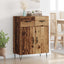 Sideboard Gammelt træ 69,5 x 34 x 90 cm Konstrueret træ