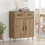 Sideboard Artisan Egetræ 69,5 x 34 x 90 cm Konstrueret træ
