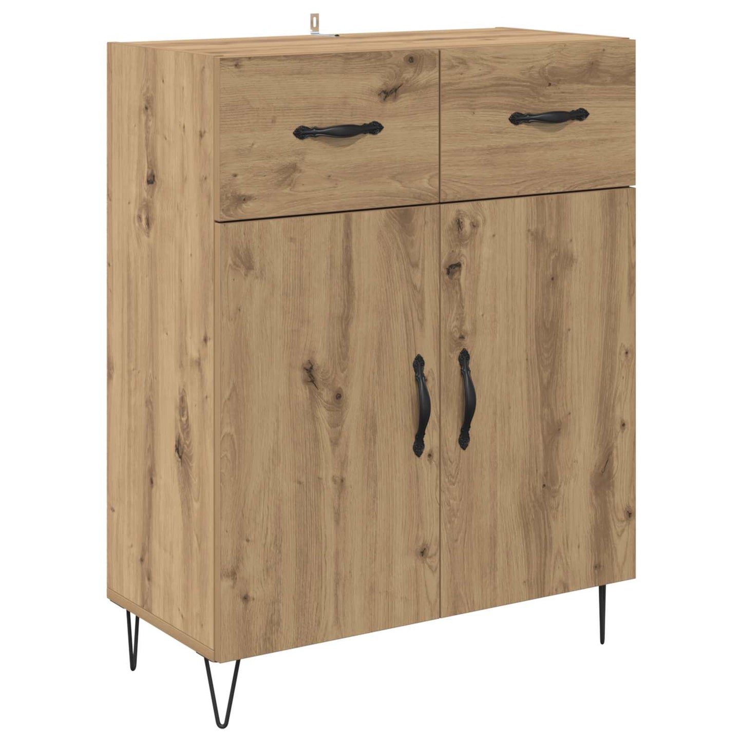 Sideboard Artisan Egetræ 69,5 x 34 x 90 cm Konstrueret træ
