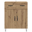 Sideboard Artisan Egetræ 69,5 x 34 x 90 cm Konstrueret træ
