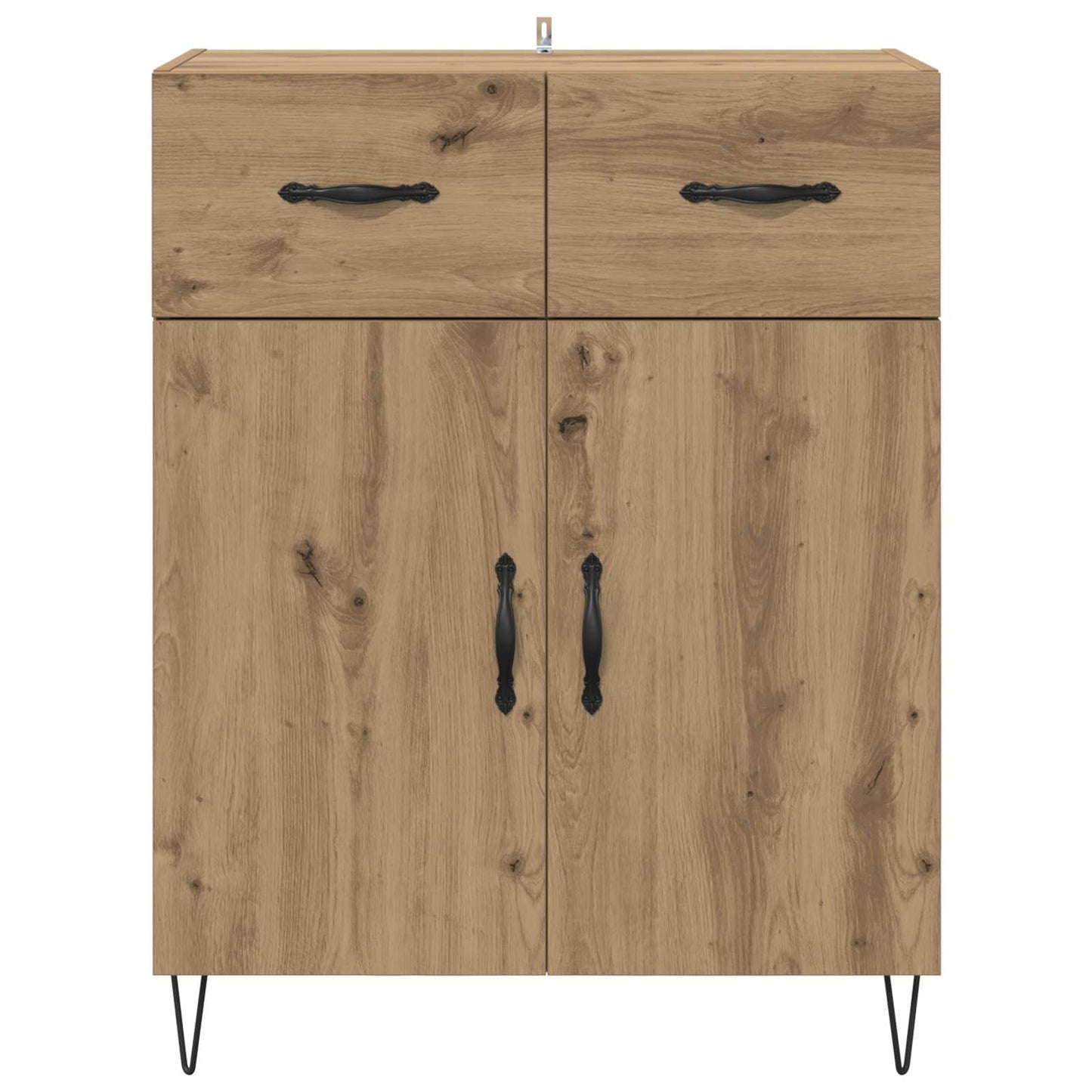 Sideboard Artisan Egetræ 69,5 x 34 x 90 cm Konstrueret træ