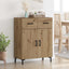 Sideboard Artisan Egetræ 69,5 x 34 x 90 cm Konstrueret træ