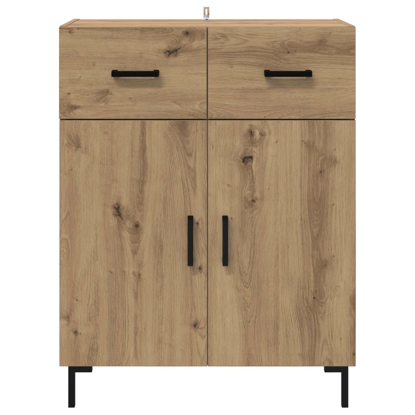 Sideboard Artisan Egetræ 69,5 x 34 x 90 cm Konstrueret træ