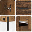 Sideboard Gammelt træ 69,5 x 34 x 90 cm Konstrueret træ
