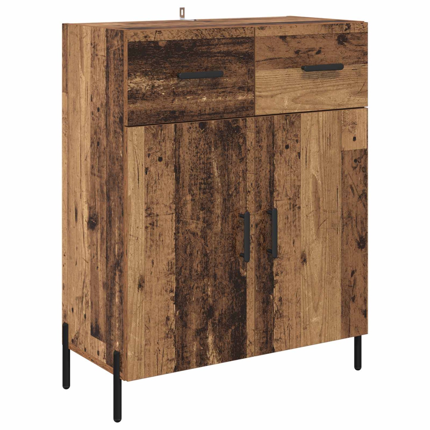 Sideboard Gammelt træ 69,5 x 34 x 90 cm Konstrueret træ