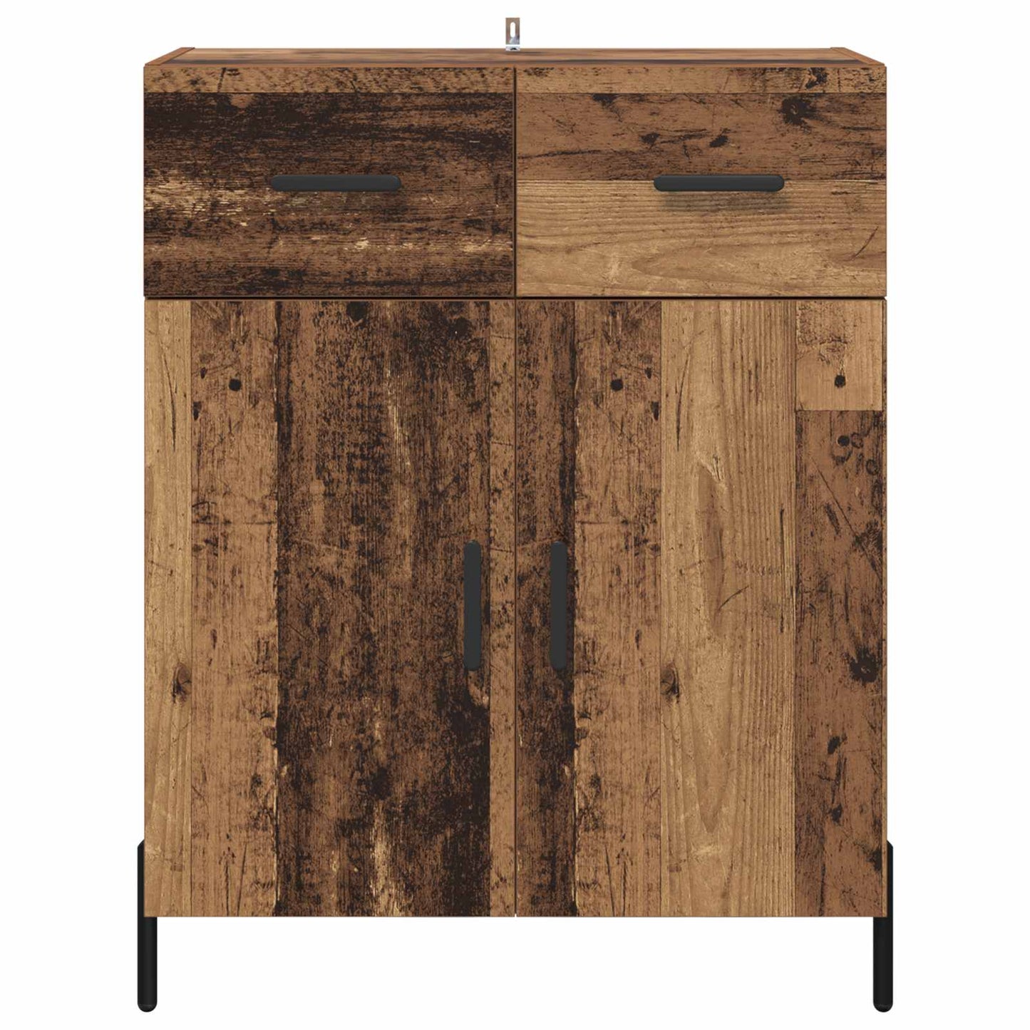 Sideboard Gammelt træ 69,5 x 34 x 90 cm Konstrueret træ