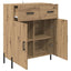 Sideboard Artisan Egetræ 69,5 x 34 x 90 cm Konstrueret træ