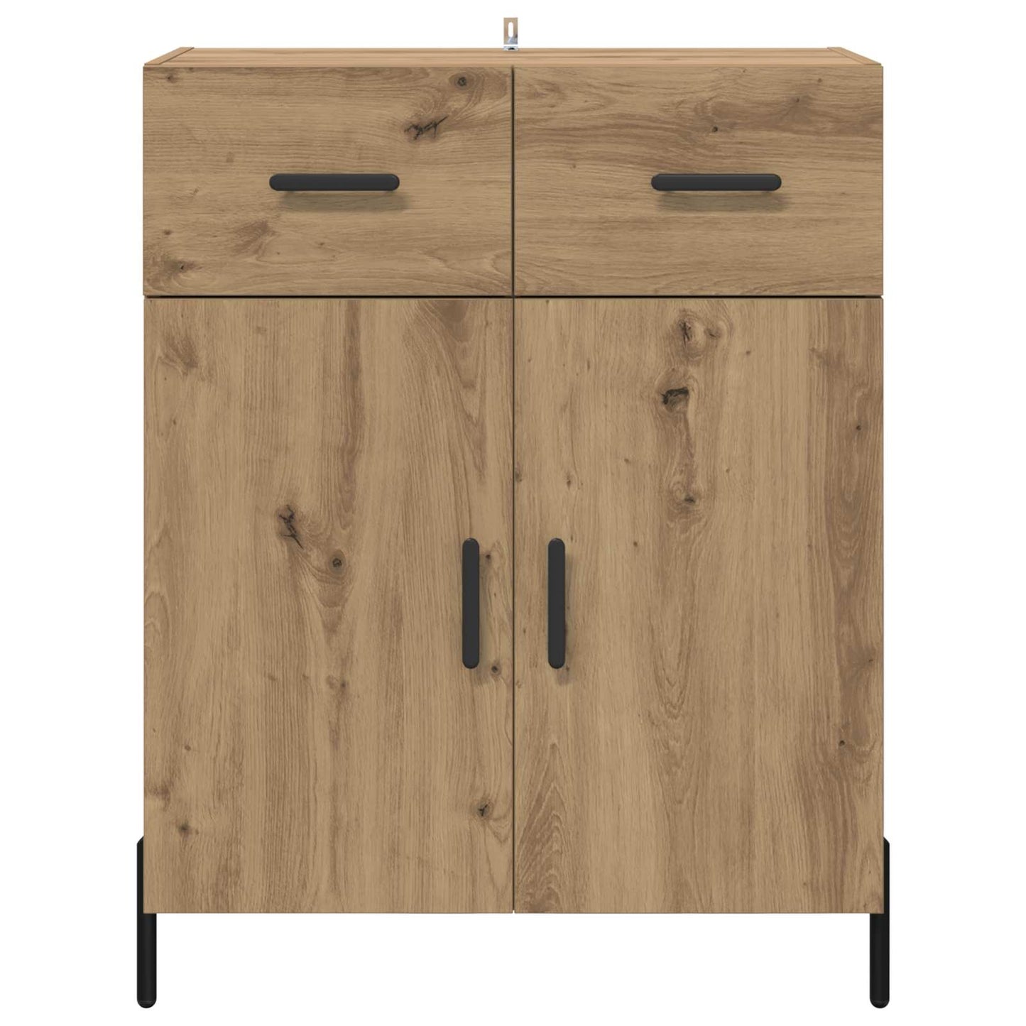 Sideboard Artisan Egetræ 69,5 x 34 x 90 cm Konstrueret træ