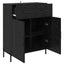 Sideboard Sort eg 69,5 x 34 x 90 cm Konstrueret træ
