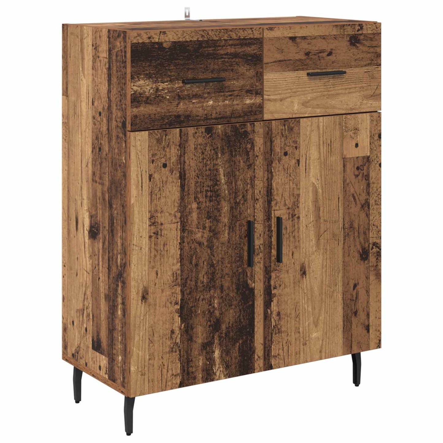 Sideboard Gammelt træ 69,5 x 34 x 90 cm Konstrueret træ
