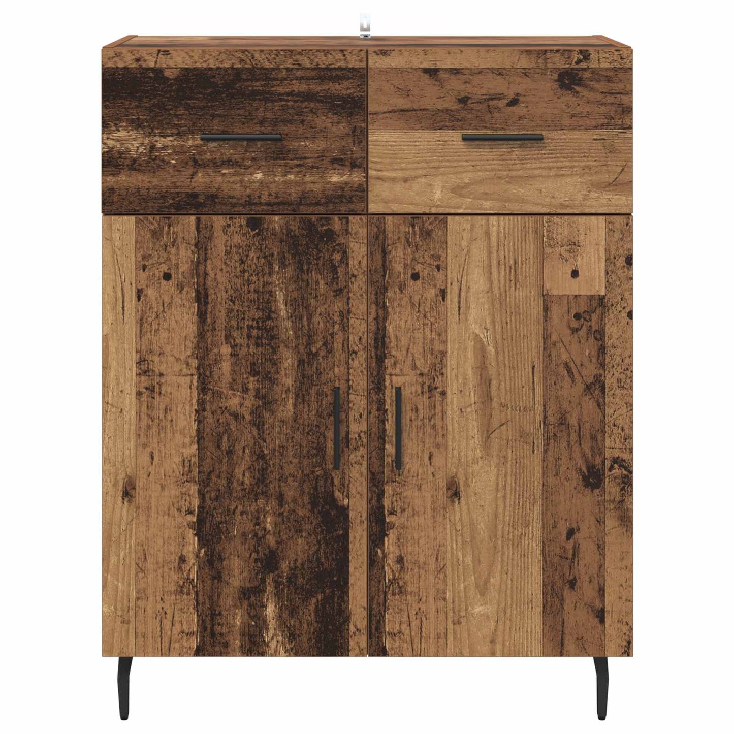 Sideboard Gammelt træ 69,5 x 34 x 90 cm Konstrueret træ