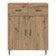 Sideboard Artisan Egetræ 69,5 x 34 x 90 cm Konstrueret træ