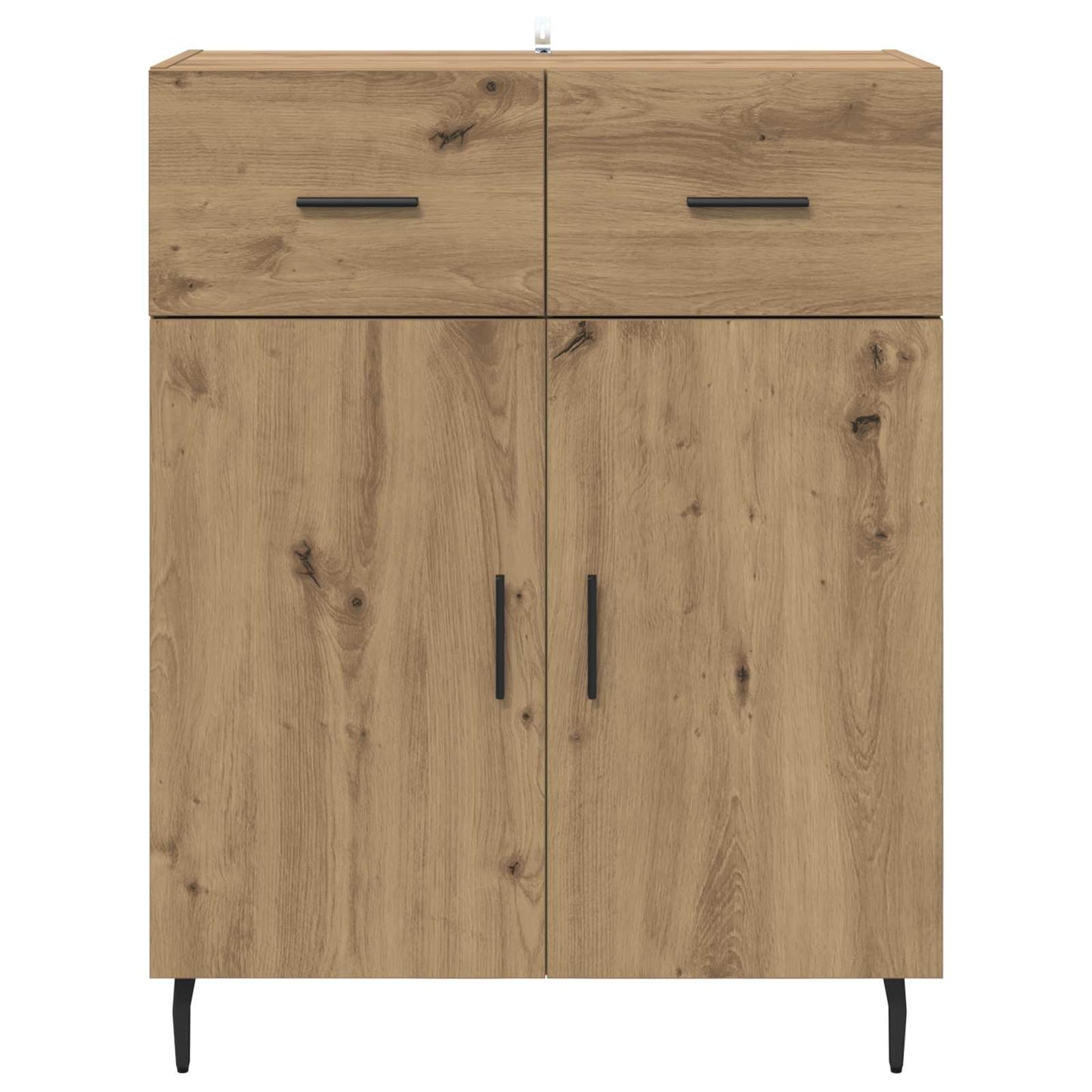 Sideboard Artisan Egetræ 69,5 x 34 x 90 cm Konstrueret træ