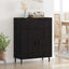 Sideboard Sort eg 69,5 x 34 x 90 cm Konstrueret træ