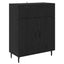 Sideboard Sort eg 69,5 x 34 x 90 cm Konstrueret træ