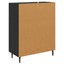 Sideboard Sort eg 69,5 x 34 x 90 cm Konstrueret træ