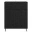 Sideboard Sort eg 69,5 x 34 x 90 cm Konstrueret træ