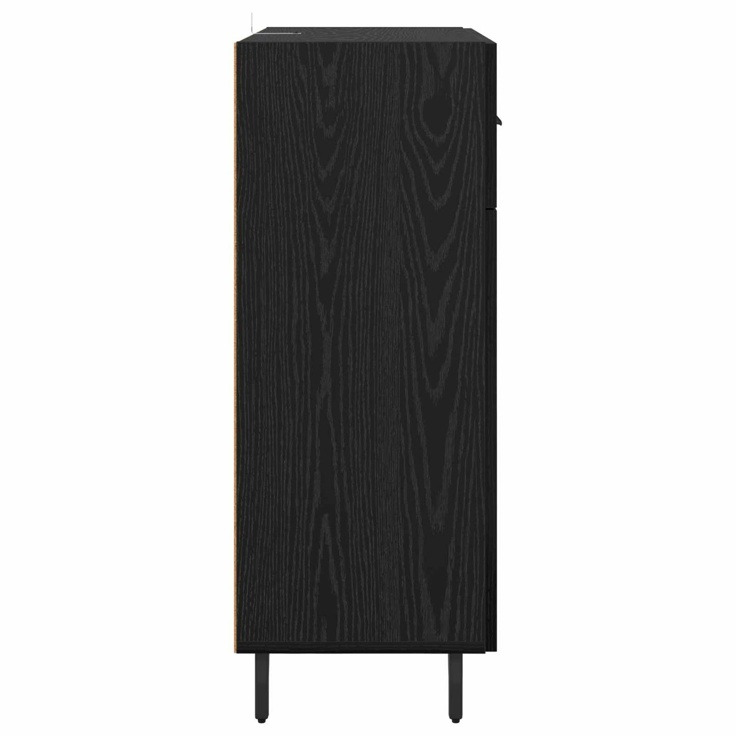 Sideboard Sort eg 69,5 x 34 x 90 cm Konstrueret træ