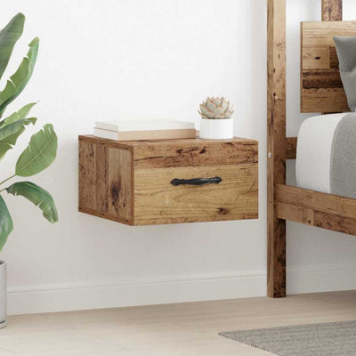 Natskab 2 pcs Gammelt træ 35 x 35 x 20 cm Konstrueret træ