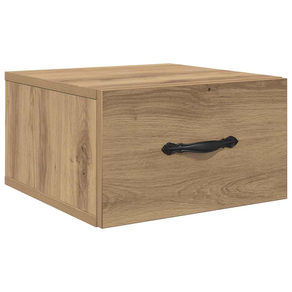 Natskab med skuffe artisan eg 35 x 35 x 20 cm Konstrueret træ