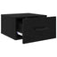 Natskab 2 pcs Sort eg 35 x 35 x 20 cm Konstrueret træ