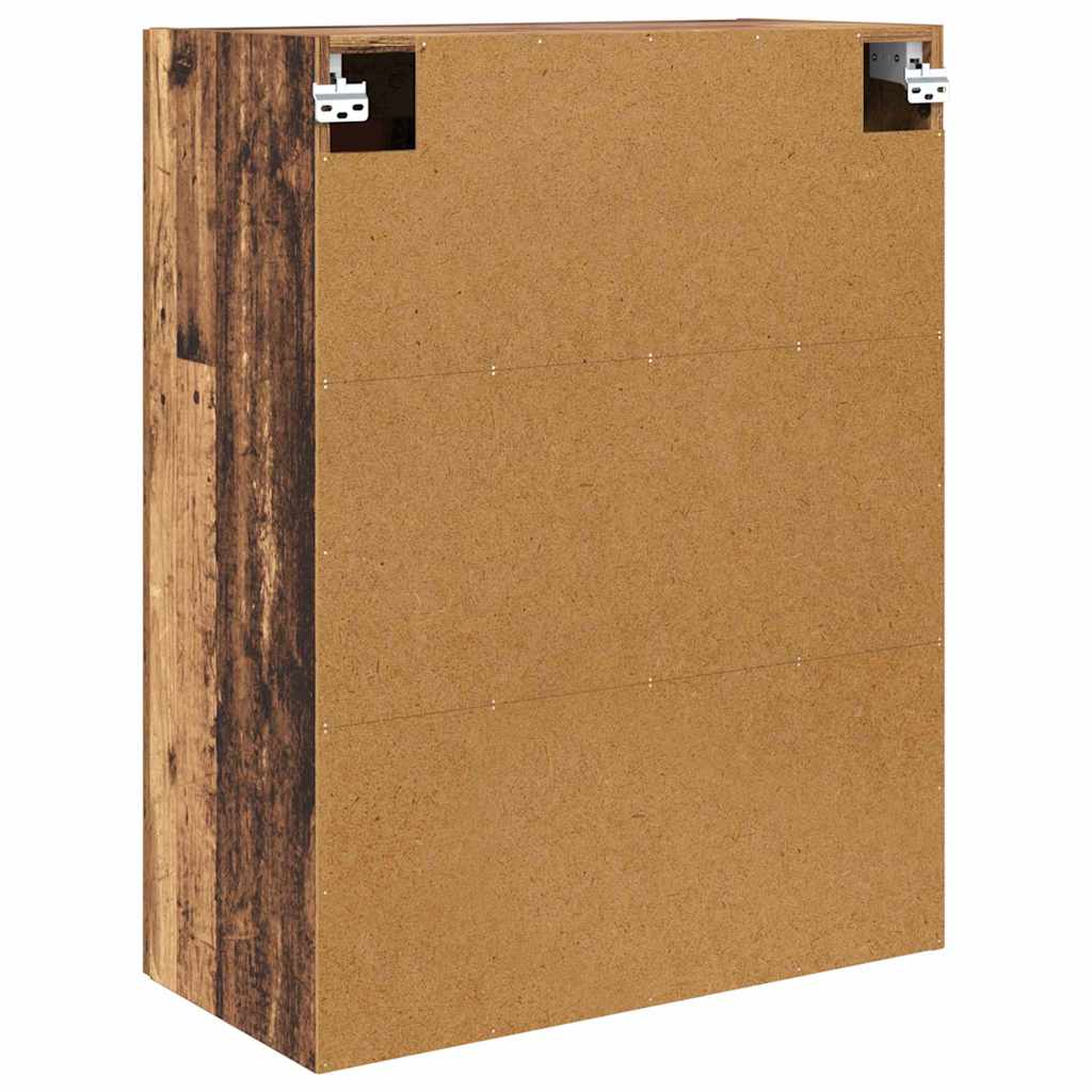 Vægskab Gammelt træ 69,5 x 34 x 90 cm Konstrueret træ