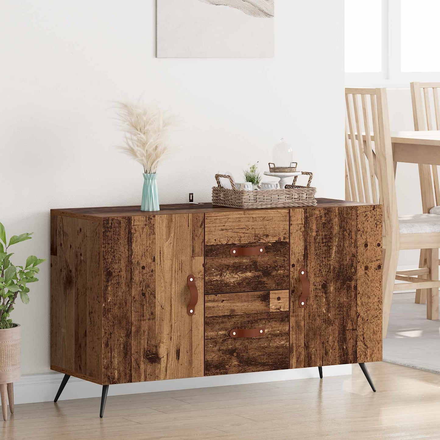 Sideboard Gammelt træ 100 x 36 x 60 cm Konstrueret træ