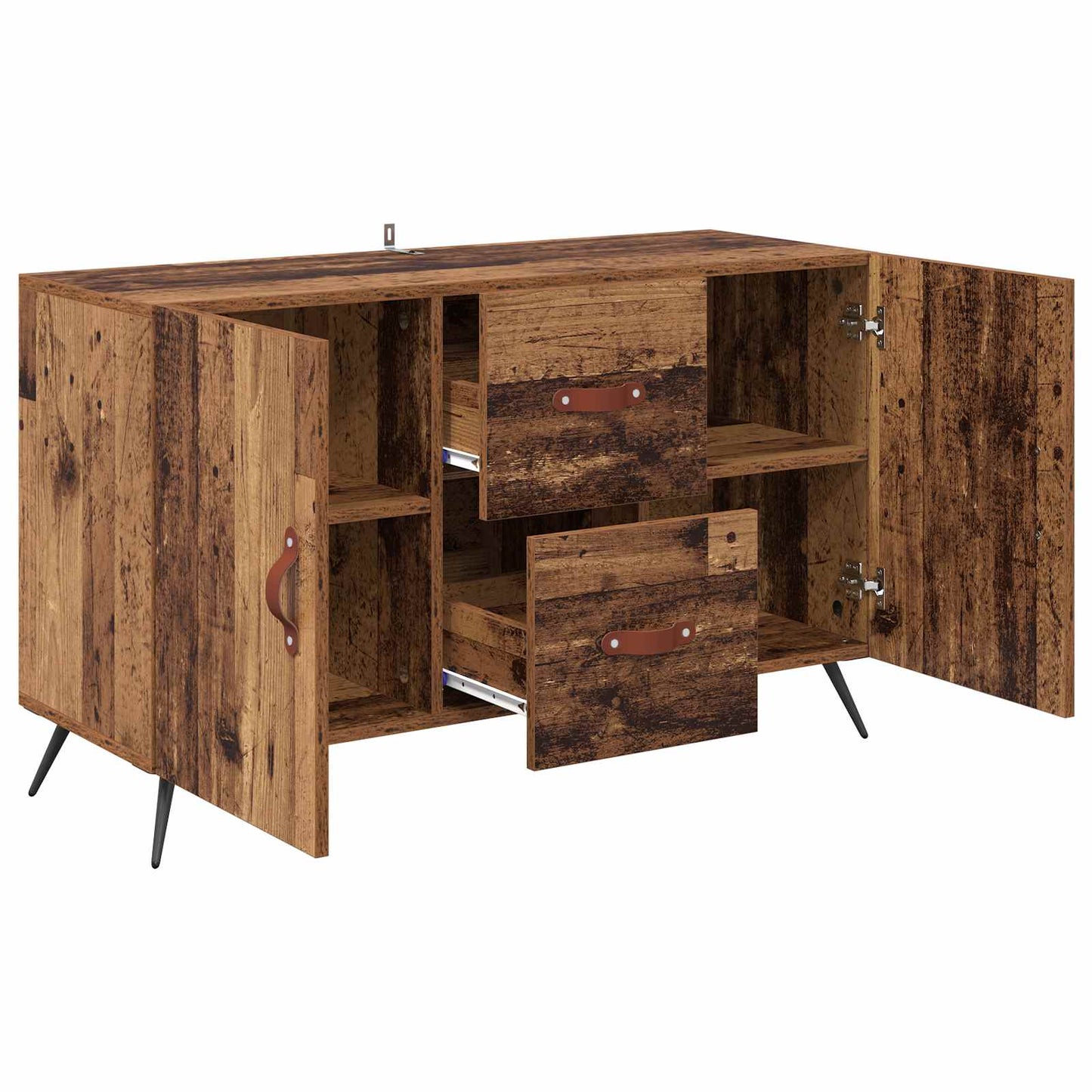 Sideboard Gammelt træ 100 x 36 x 60 cm Konstrueret træ