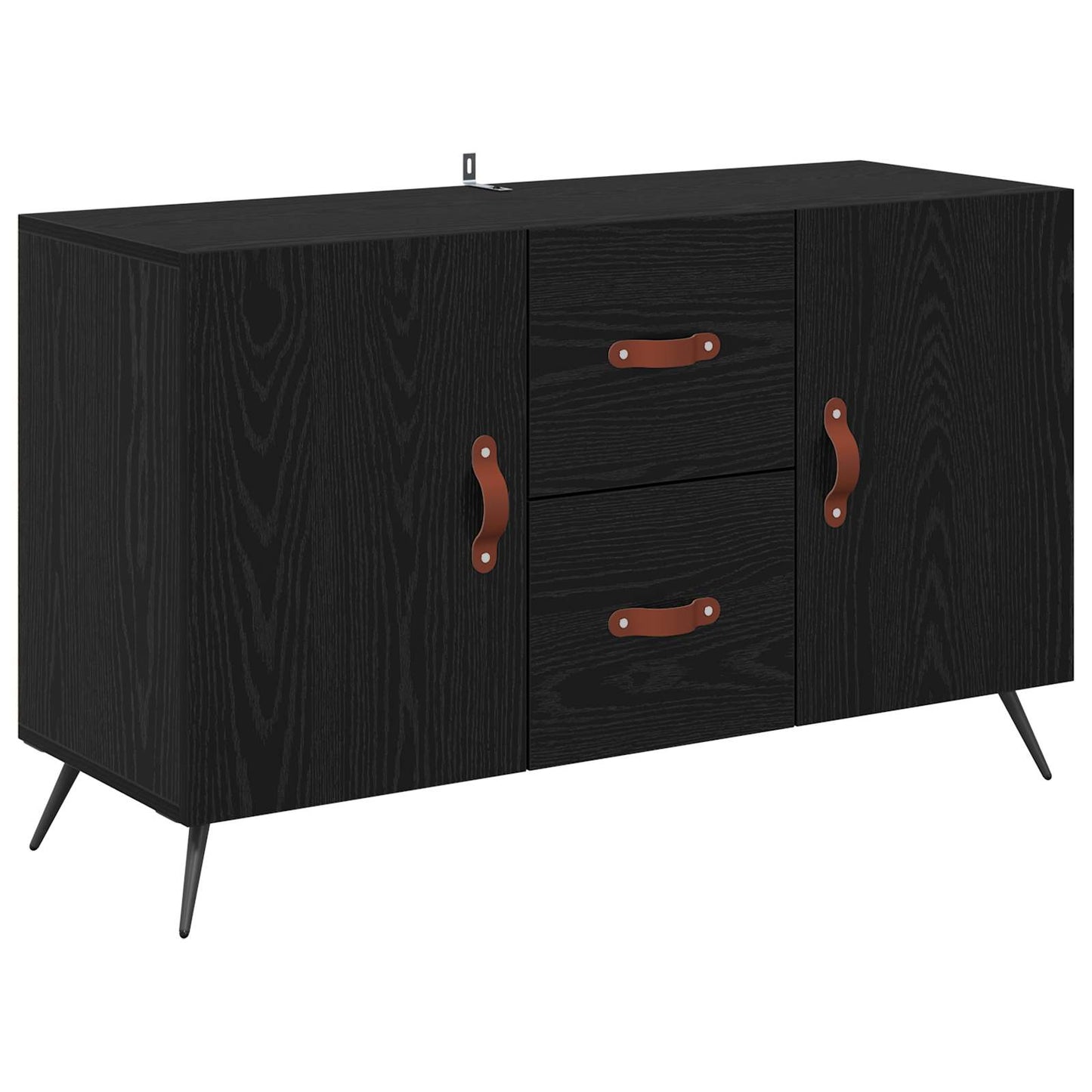 Sideboard Sort eg 100 x 36 x 60 cm Konstrueret træ