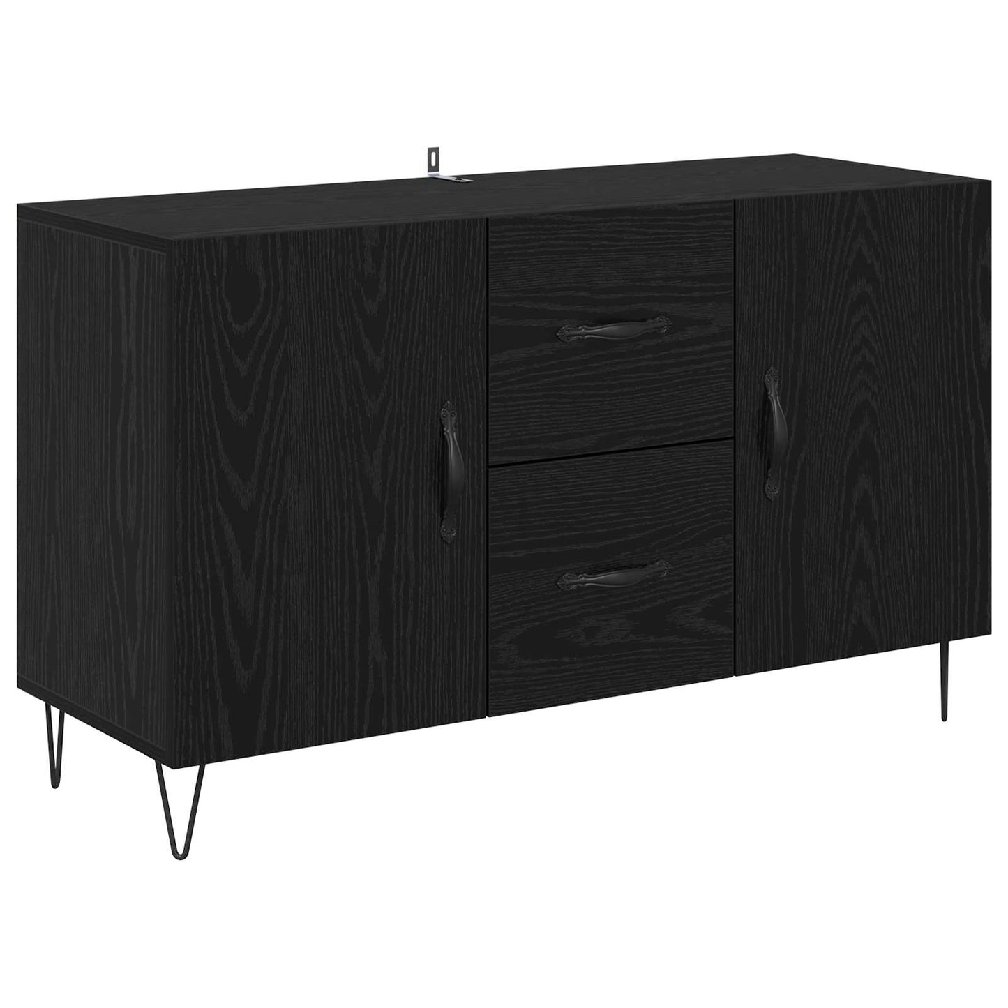 Sideboard Sort eg 100 x 36 x 60 cm Konstrueret træ