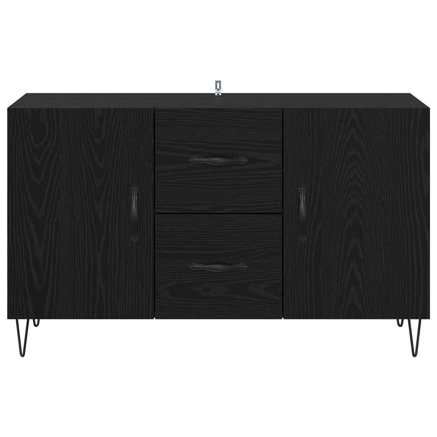 Sideboard Sort eg 100 x 36 x 60 cm Konstrueret træ