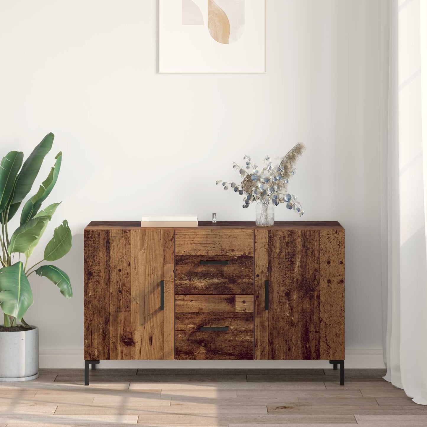 Sideboard Gammelt træ 100 x 36 x 60 cm Konstrueret træ