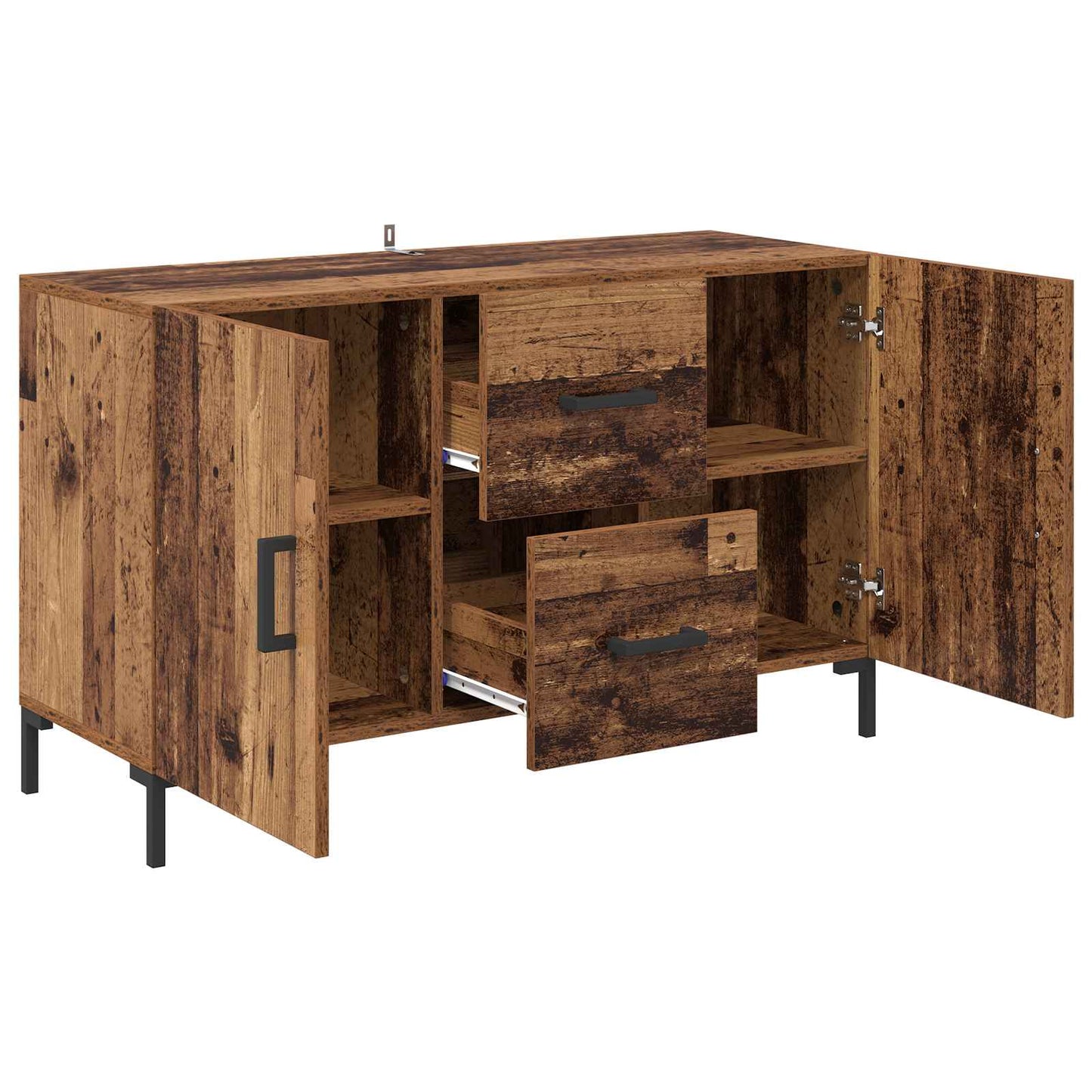 Sideboard Gammelt træ 100 x 36 x 60 cm Konstrueret træ