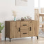 Sideboard Artisan Egetræ 100 x 36 x 60 cm Konstrueret træ