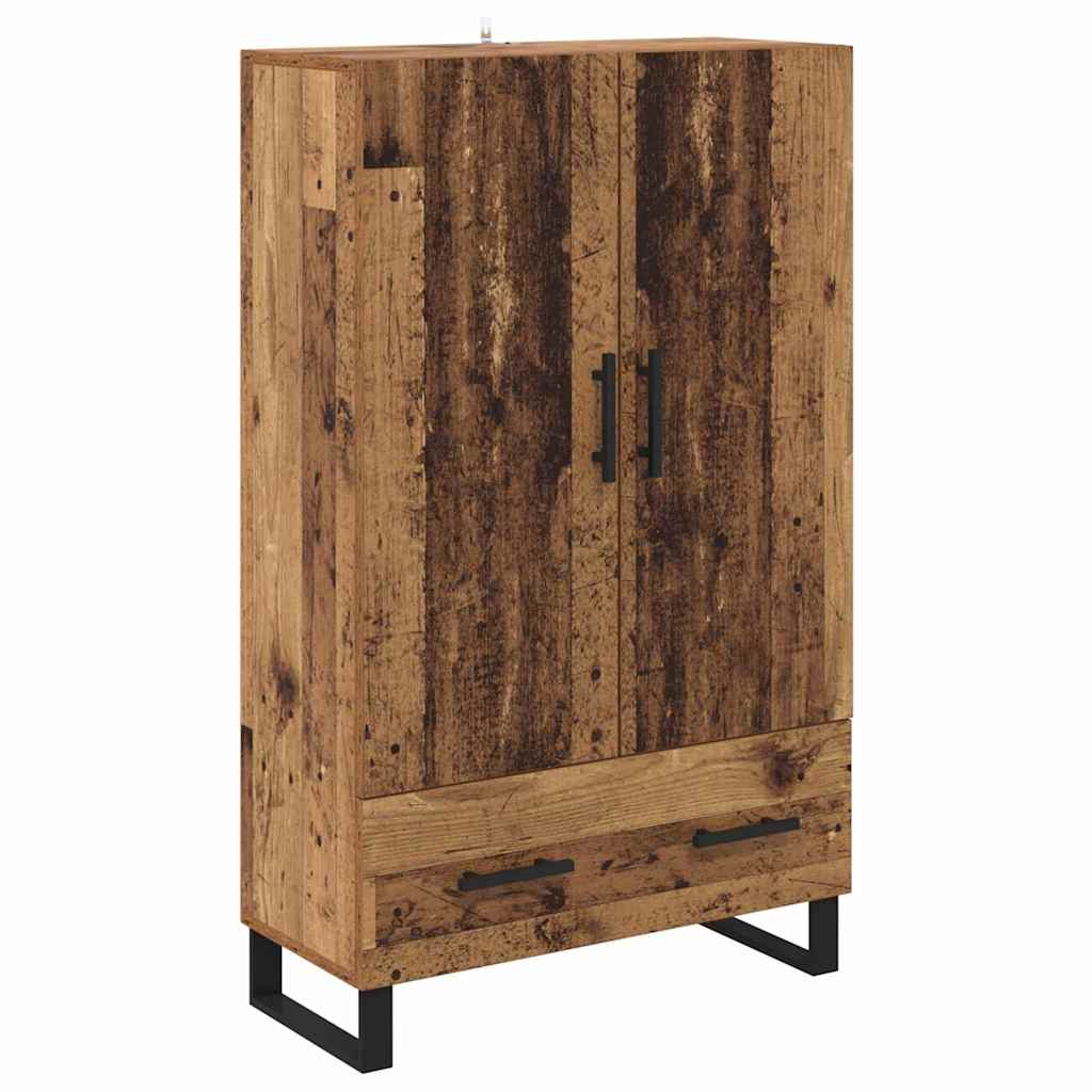 Highboard Gammelt træ 69,5 x 30 x 115 cm Konstrueret træ