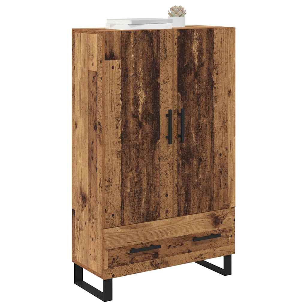 Highboard Gammelt træ 69,5 x 30 x 115 cm Konstrueret træ
