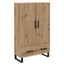 Highboard Artisan Egetræ 69,5 x 30 x 115 cm Konstrueret træ