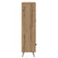 Highboard Artisan Egetræ 69,5 x 31 x 115 cm Ingeniørtræ og glas