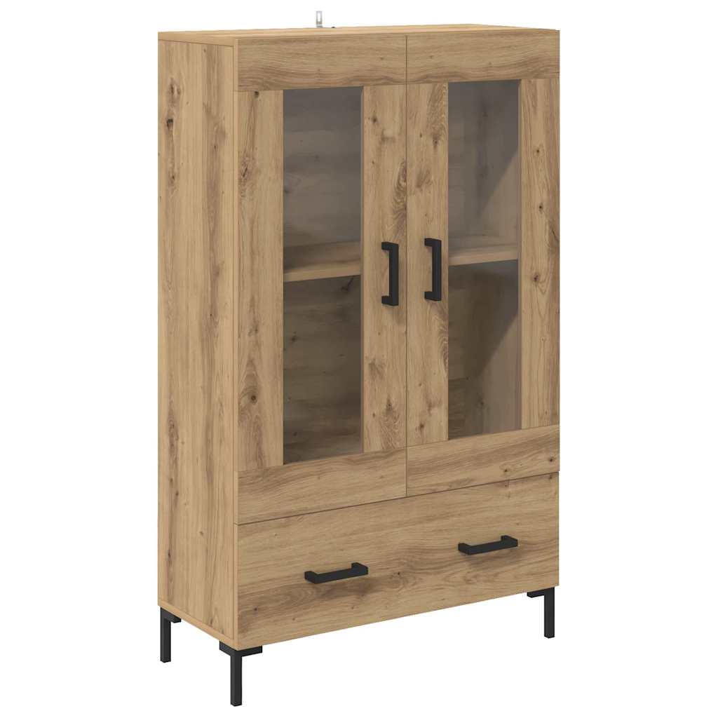 Highboard Artisan Egetræ 69,5 x 31 x 115 cm Konstrueret træ