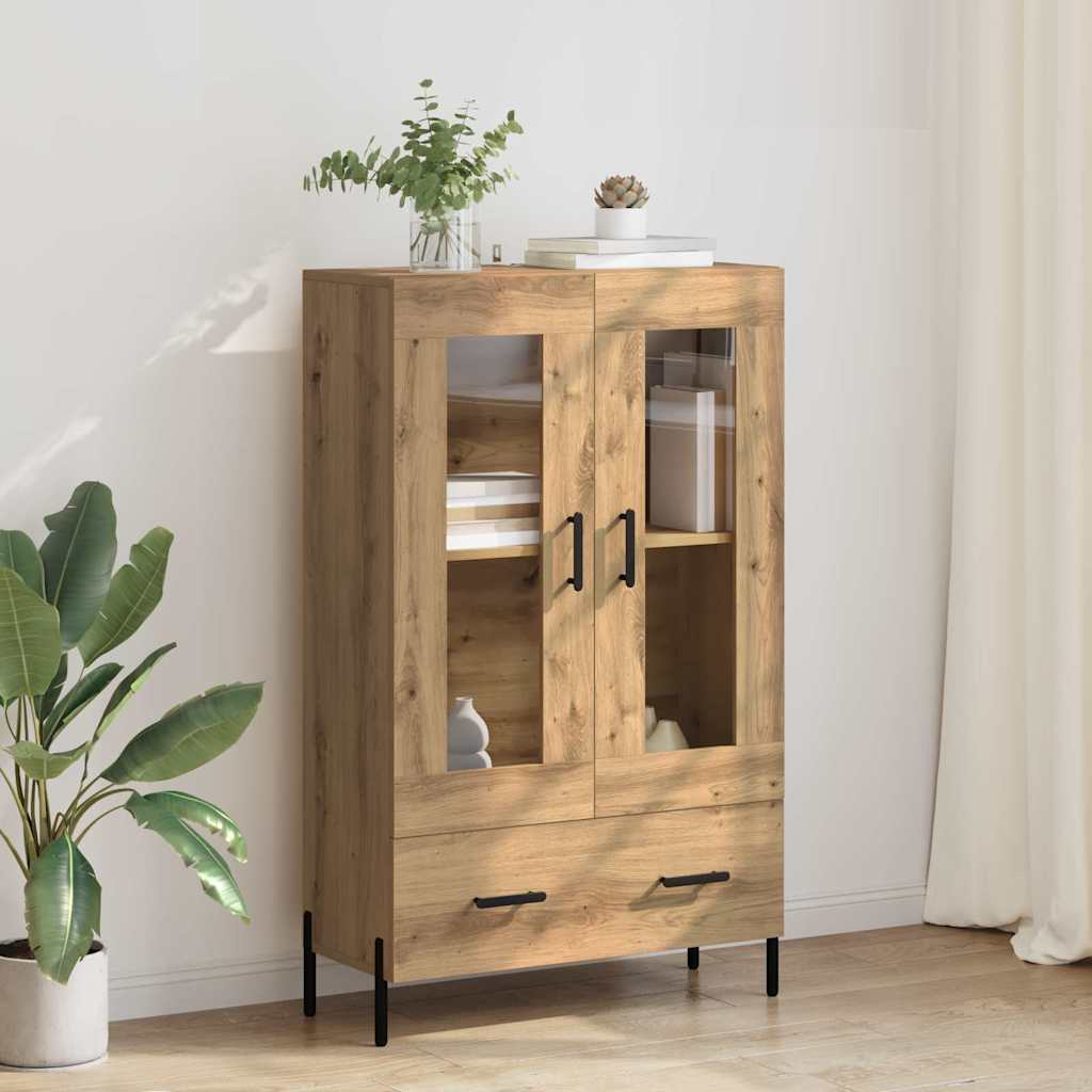 Highboard CORONA Artisan Egetræ 69,5 x 31 x 115 cm