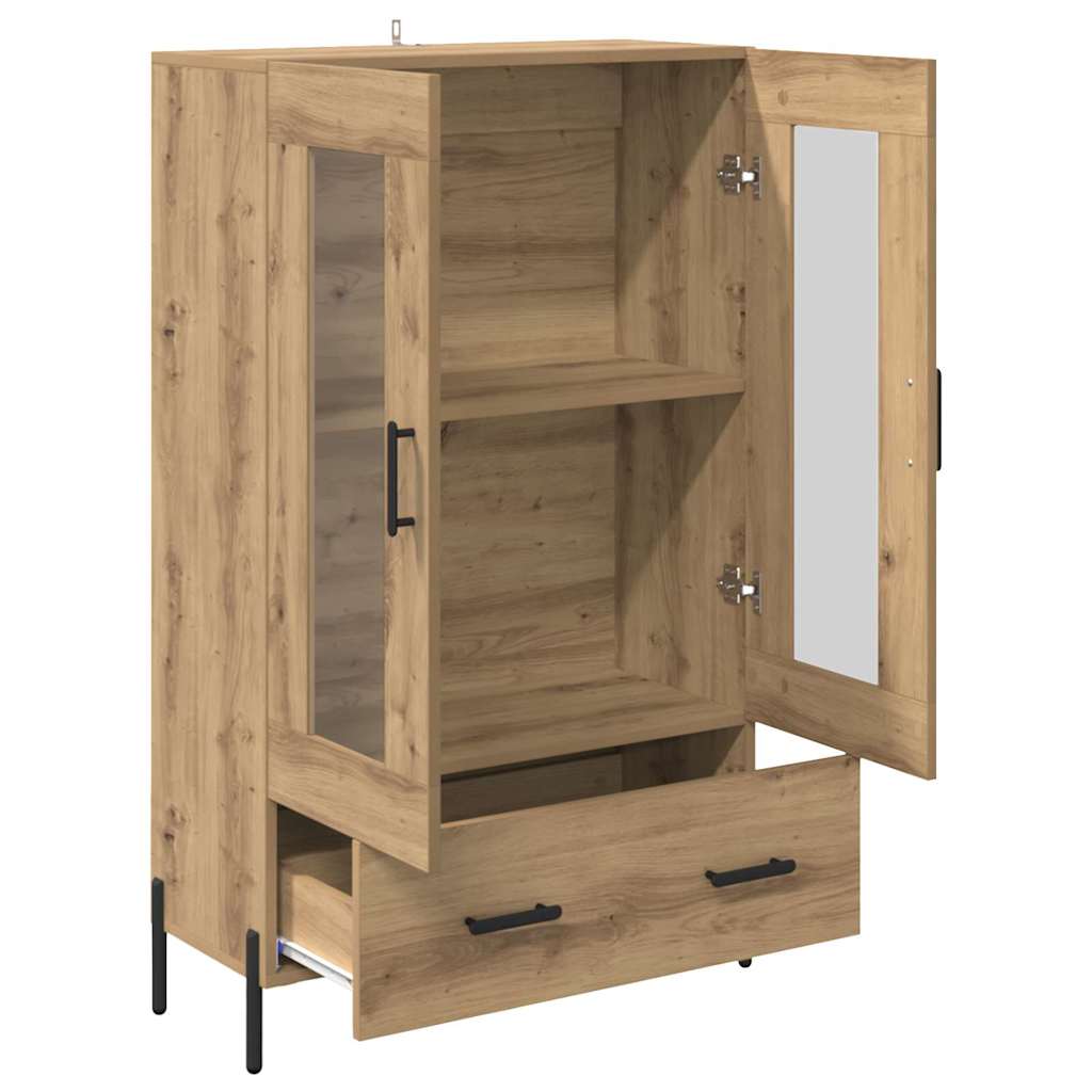 Highboard CORONA Artisan Egetræ 69,5 x 31 x 115 cm