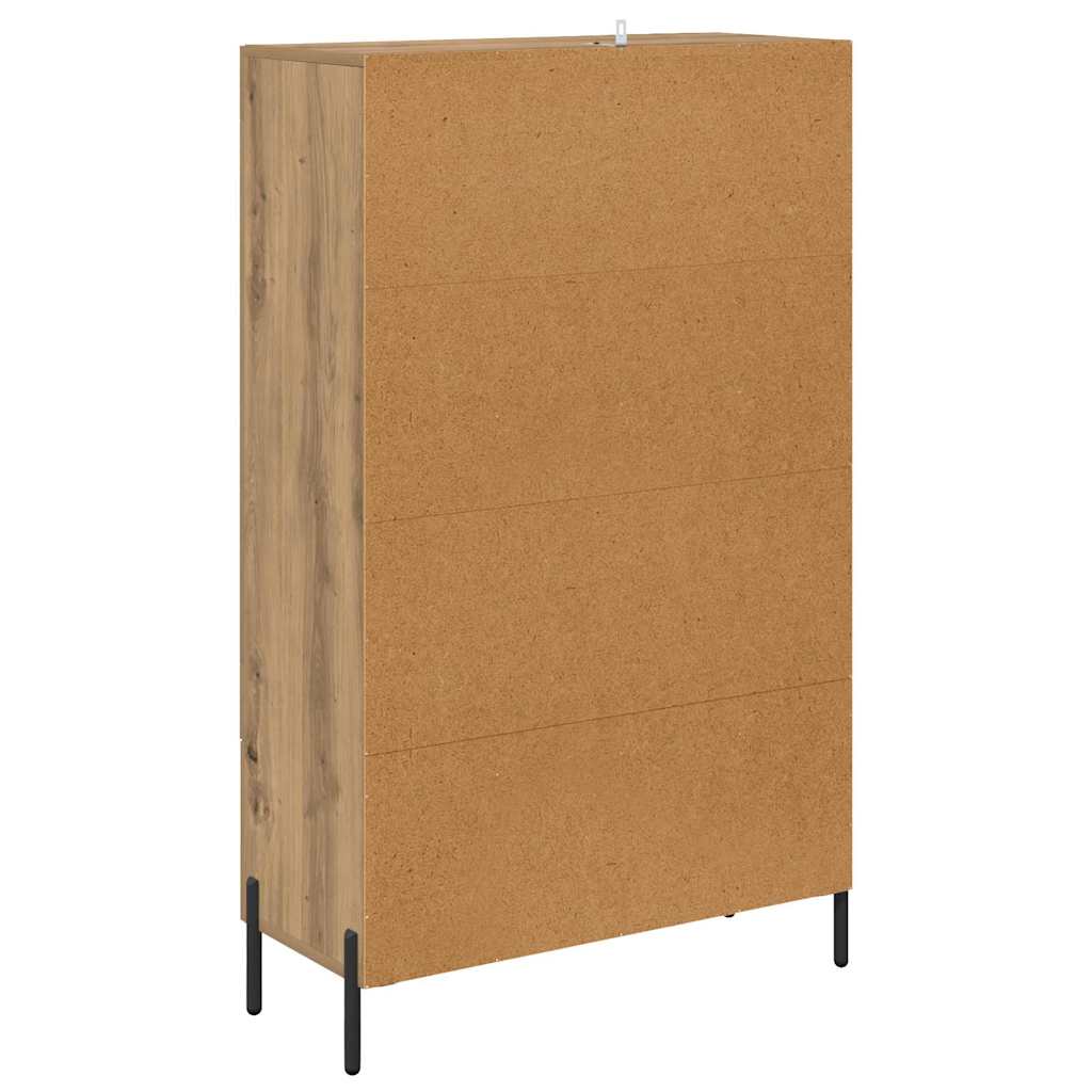Highboard CORONA Artisan Egetræ 69,5 x 31 x 115 cm