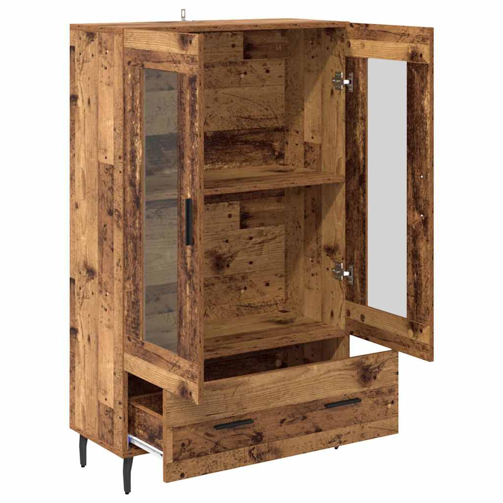 Highboard Gammelt træ 69,5 x 31 x 115 cm Konstrueret træ