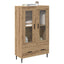 Highboard Artisan Egetræ 69,5 x 31 x 115 cm Konstrueret træ