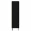 Highboard med skuffe Sort eg 69,5 x 31 x 115 cm Konstrueret træ