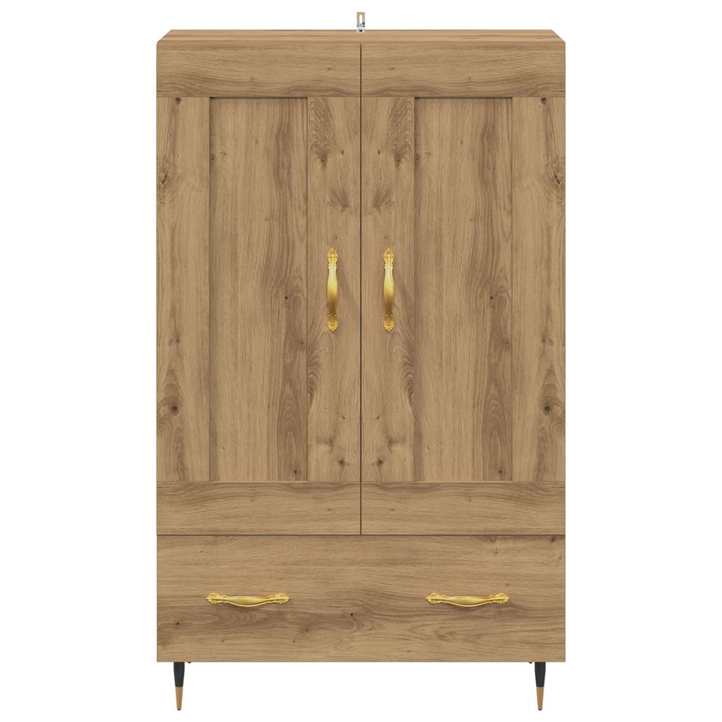 Highboard Artisan Egetræ 69,5 x 31 x 115 cm Konstrueret træ