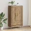 Highboard Artisan Egetræ 69,5 x 31 x 115 cm Konstrueret træ