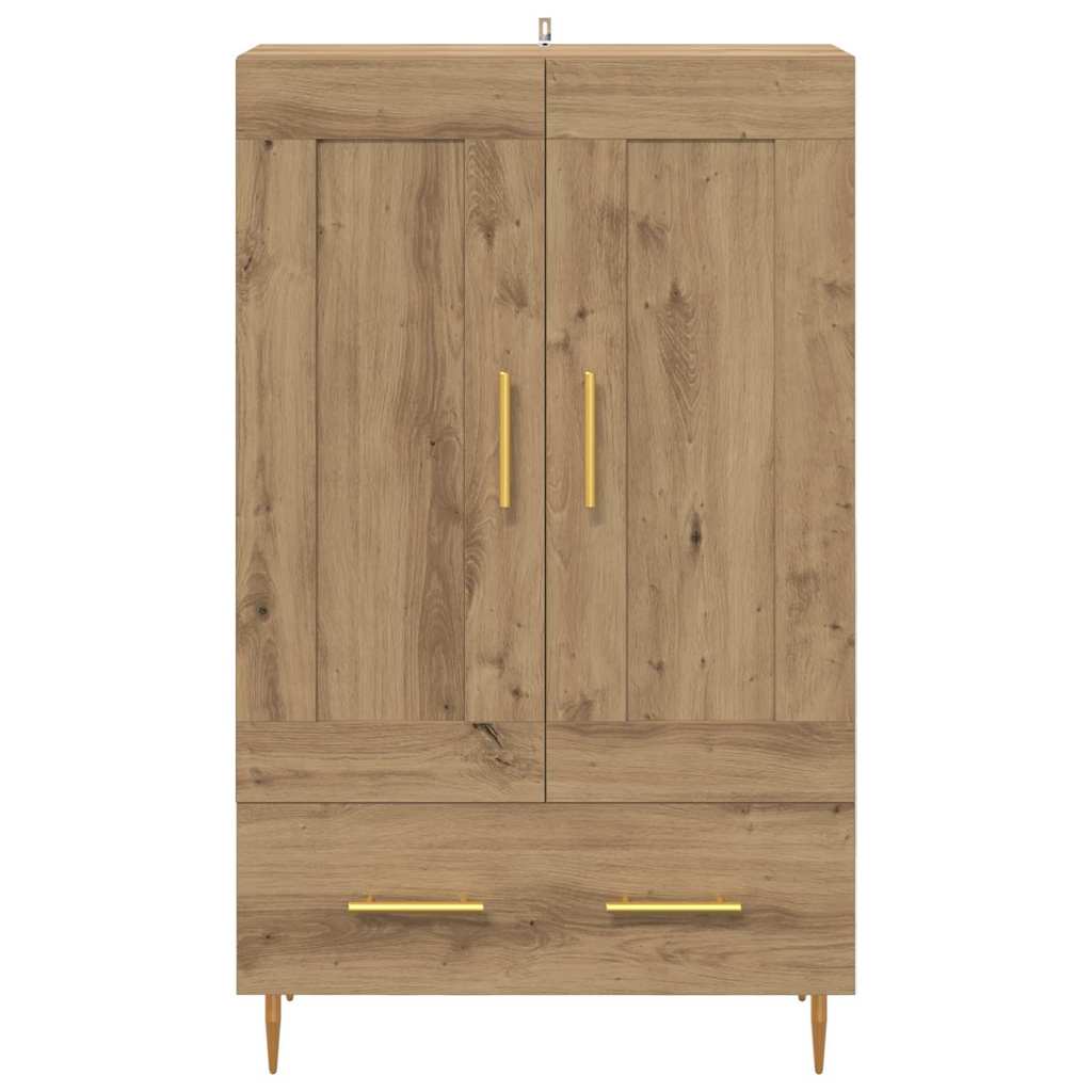 Highboard Artisan Egetræ 69,5 x 31 x 115 cm Konstrueret træ