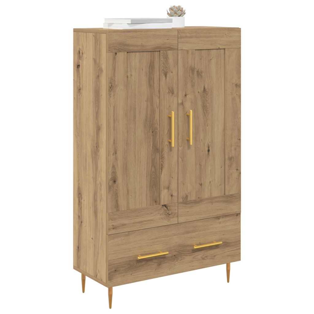 Highboard Artisan Egetræ 69,5 x 31 x 115 cm Konstrueret træ