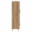 Highboard Artisan Egetræ 69,5 x 31 x 115 cm Konstrueret træ